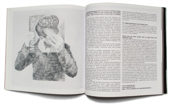 Itw dans Focus magazine, dessin Morrissey