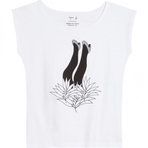 T-shirt d'artiste agnes b.