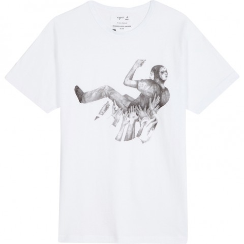 T-shirt d'artiste agnes b.
