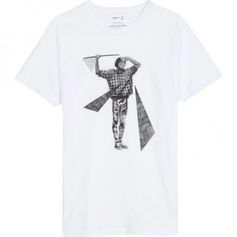 T-shirt d'artiste agnes b.